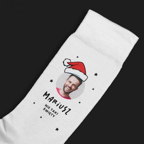 Personalizowane skarpetki witeczne NIE TAKI WITY 36-39