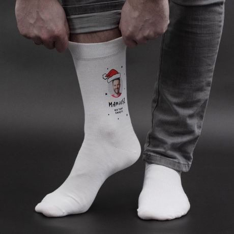 Personalizowane skarpetki witeczne NIE TAKI WITY 36-39