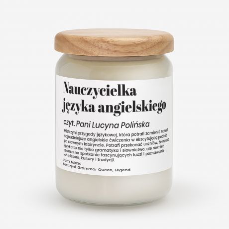 Du�a �wieca DEFINICJA prezent dla nauczycielki angielskiego �wieca sojowa �wieca na prezent