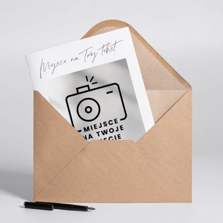 Personalizowana kartka A4 Z TWOIM ZDJ�CIEM i tekstem