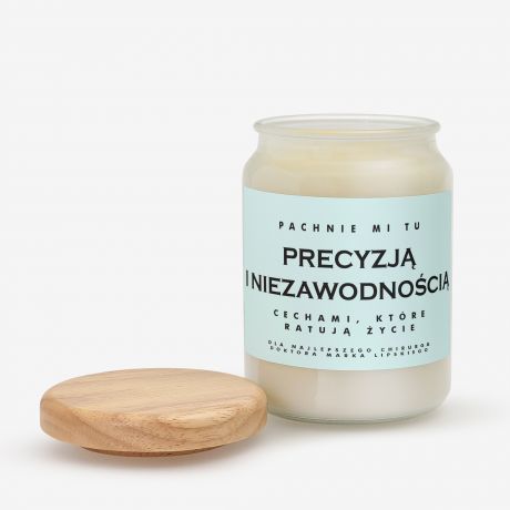 Personalizowana wieca zapachowa PREZENT DLA CHIRURGA prezent dla lekarza prezent na podzikowanie