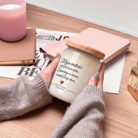 �wieca zapachowa SPAL� CI DOM prezent walentynkowy