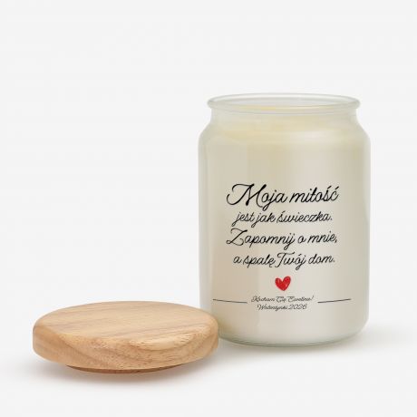 �wieca zapachowa SPAL� CI DOM prezent walentynkowy