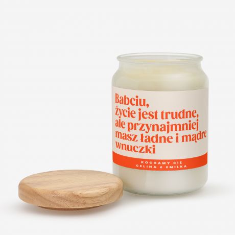 wieczka dla babci MDRE I ADNE prezent od wnukw wieczka na Dzie Babci prezent dla babci