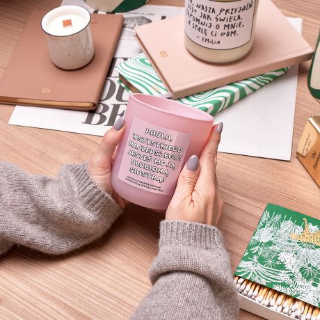 Personalizowana wieczka dla siostry ULUBIONA SIOSTRA prezent dla siostry wieczka personalizowana