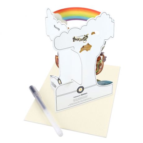 Kartka 3D na chrzciny ARKA NOEGO