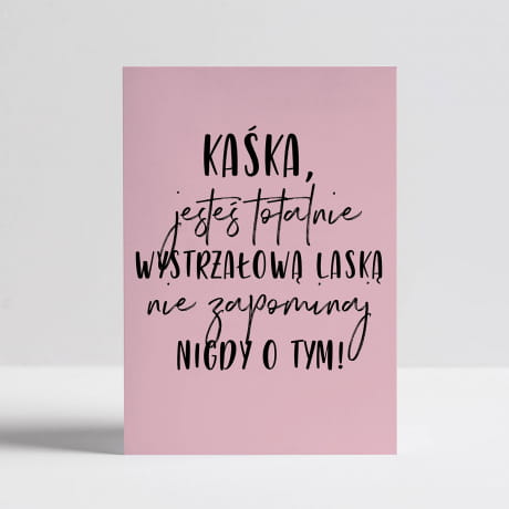 Szampan MOET z kartk PREZENT DLA KOBIETY