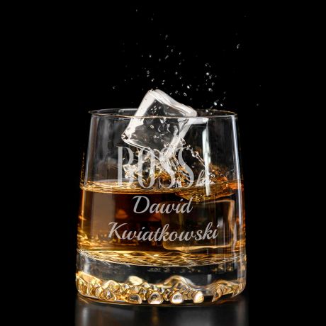 Szklanka do whisky BOSSki prezent dla szefa na urodziny