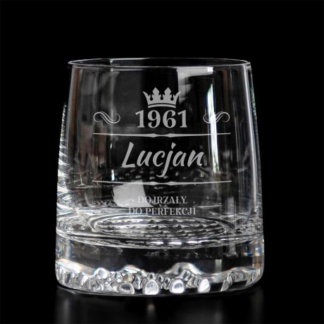 Personalizowana szklanka do whisky DOJRZA�Y DO PERFEKCJI