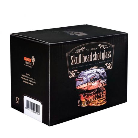 Szklanka do whisky z nabojem CZASZKA