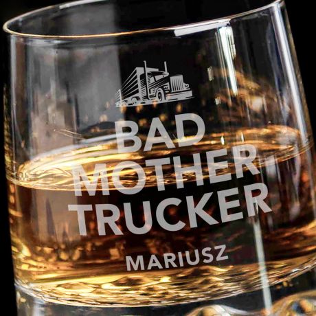 Szklanka do whiskey MOTHER TRUCKER upominek dla kierowcy