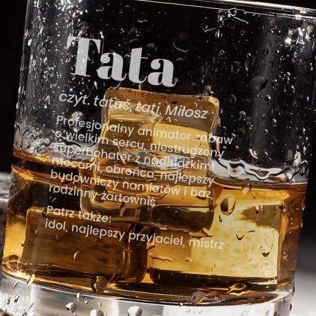 Szklanka do whisky na Dzie� Ojca DEFINICJA TATY
