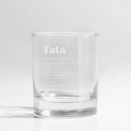 Szklanka do whisky na Dzie� Ojca DEFINICJA TATY