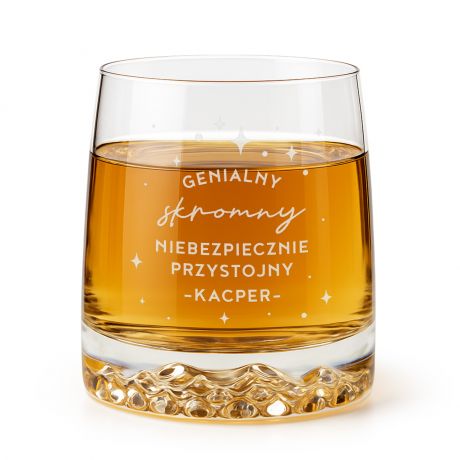 Szklanka do whisky NIEBEZPIECZNIE PRZYSTOJNY prezent dla ch�opaka