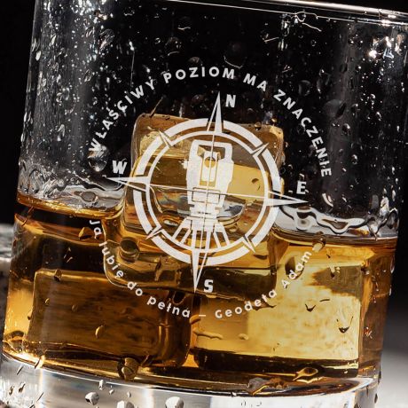 Szklanka do whisky DLA GEODETY