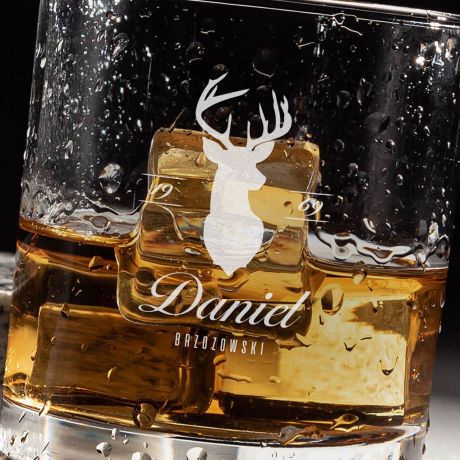 Szklanka do whisky PREZENT DLA MY�LIWEGO prezent dla m�czyzny szklanka do whisky z grawerem