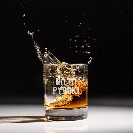 Szklanka do whiskey z grawerem PREZENT NA DZIE GRNIKA prezent dla grnika prezent na barbrk