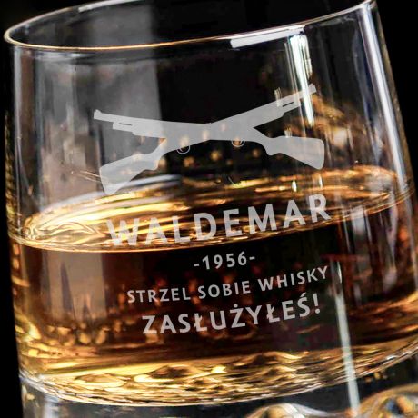 Szklanka do whisky z grawerem PREZENT DLA MYLIWEGO