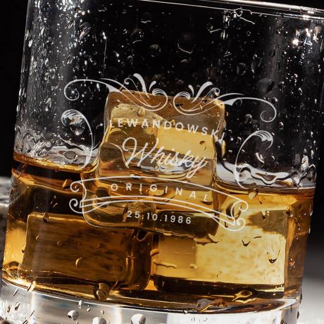 Szklanka do whisky z grawerem ORYGINALNA WHISKY