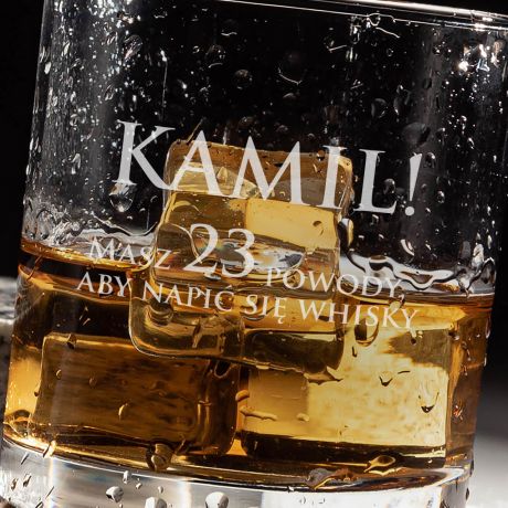 Szklanka do whisky na prezent POWODY