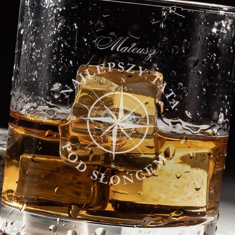 Grawerowana szklanka do whisky PREZENT NA 40 URODZINY DLA KOLEGI szklanka do whisky z grawerem