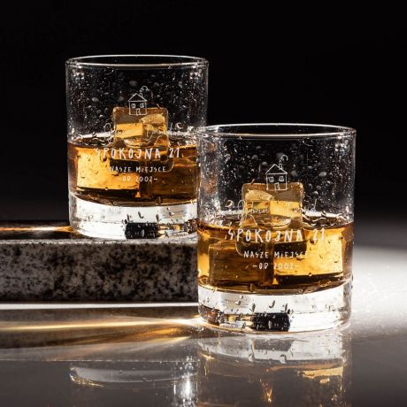 Szklanki do whisky z grawerem ORYGINALNY PREZENT NA PARAPET�WK�