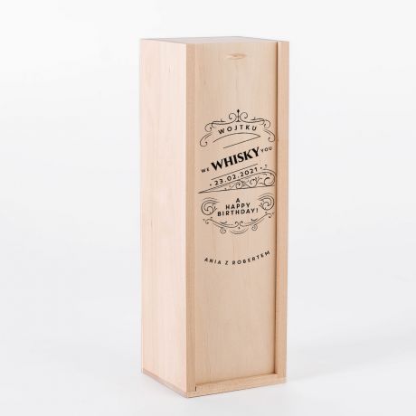 Whisky na urodziny GLENLIVET w personalizowanej skrzynce