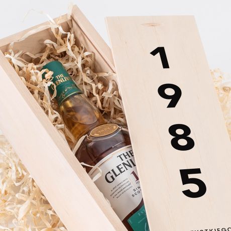 Szkocka whisky w skrzynce PREZENT NA URODZINY whisky na prezent prezent na 50 urodziny prezent urodzinowy