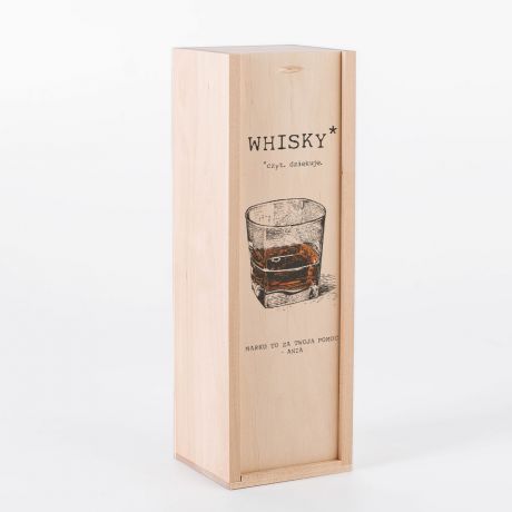 Szkocka whisky w skrzynce PREZENT W PODZIKOWANIU