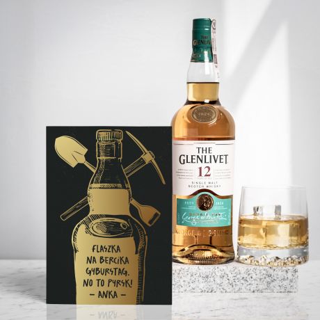 Alkohol dla grnika + personalizowana kartka GYBURSTAG