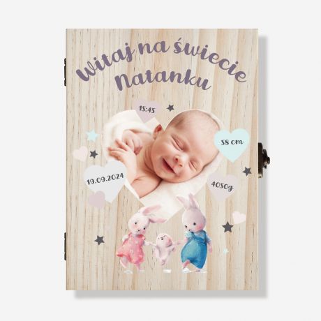 Sztu�ce dla dziecka WITAJ NA �WIECIE prezent na narodziny dziecka