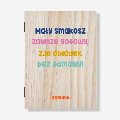 Sztuce w pudeku dla dziecka MAY SMAKOSZ sztuce dla dziecka prezent dla dziecka