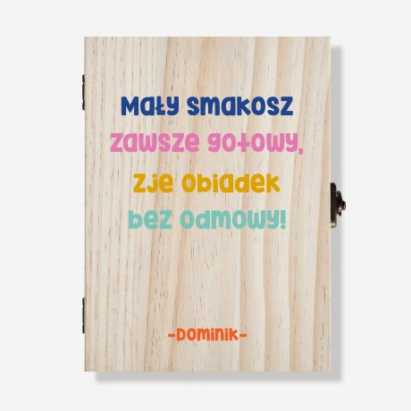 Sztu�ce w pude�ku dla dziecka MA�Y SMAKOSZ sztu�ce dla dziecka prezent dla dziecka
