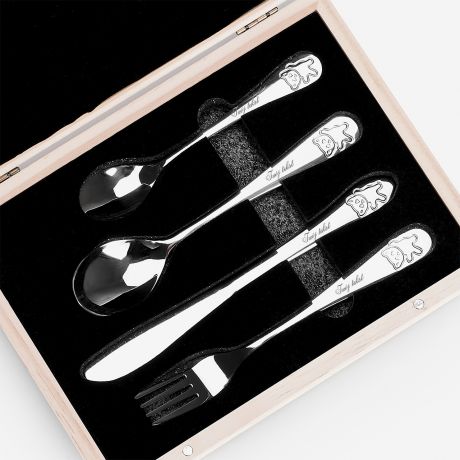 Sztu�ce z grawerem TW�J TEKST prezent na Chrzest �wi�ty