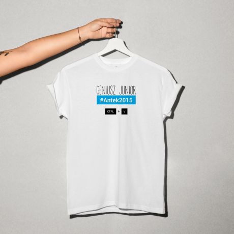 T-shirt dla dzieci z nadrukiem GENIUSZ