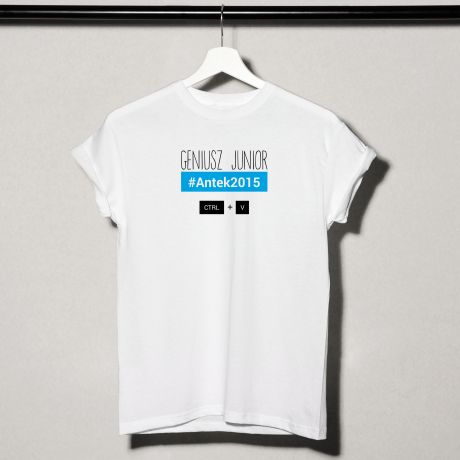 T-shirt dla dzieci z nadrukiem GENIUSZ
