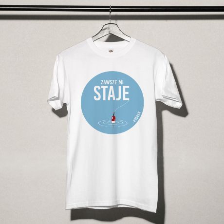 T-shirt dla wędkarza SPŁAWIK - S
