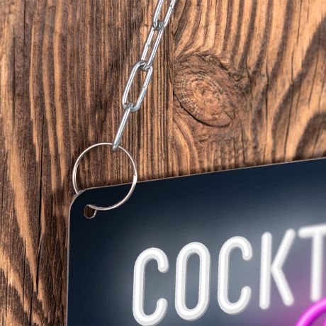 Tabliczka metalowa COCTAIL BAR prezent dla barmana
