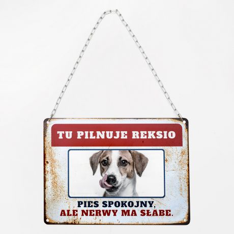 Personalizowana TABLICZKA ZE ZDJCIEM PSA