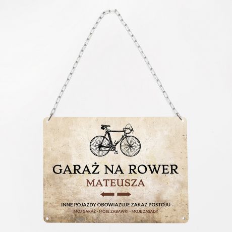 Tabliczka personalizowana MIESZNY PREZENT DLA ROWERZYSTY