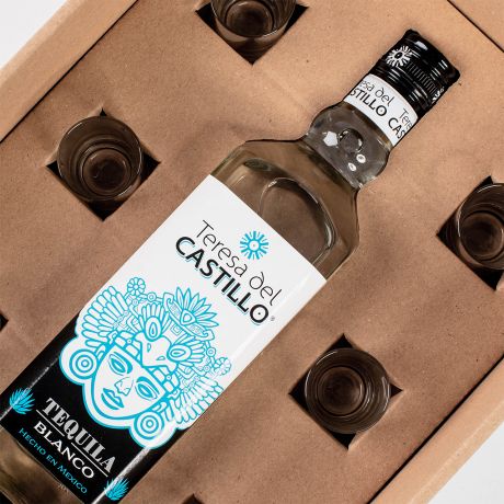 Tequila i kieliszki URODZINOWA FIESTA na 40 urodziny