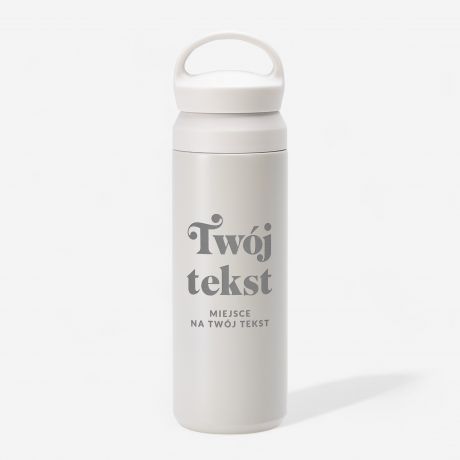 Grawerowany termos na prezent TWJ TEKST  prezent na urodziny prezent dla mamy prezent dla taty