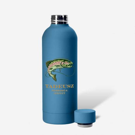 Personalizowany termos dla w�dkarza POGROMCA LESZCZY termos z grawerem prezent dla w�dkarza