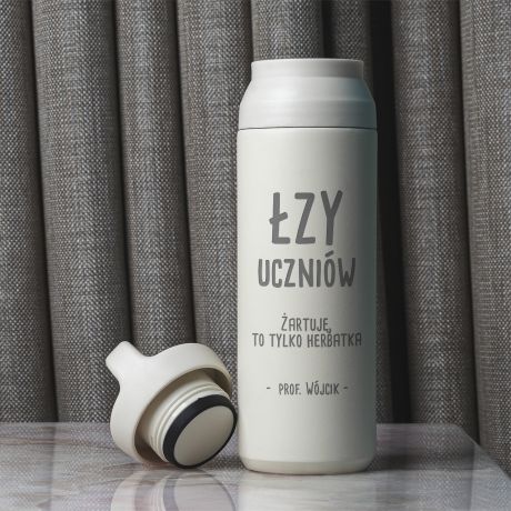 Termos ZY UCZNIW prezent z okazji Dnia Nauczyciela prezent na dzie nauczyciela mieszny prezent dla nauczyciela