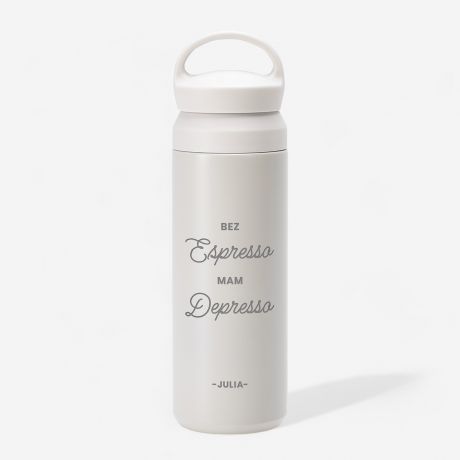 Grawerowany termos na kaw ESPRESSO prezent dla kawosza termos do kawy termos z grawerem prezent dla mionika kawy