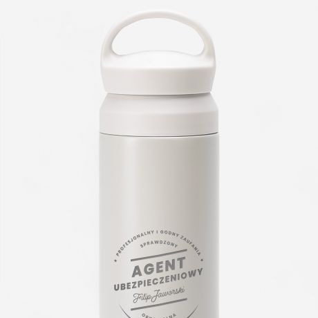 Termos z uchwytem AGENT UBEZPIECZENIOWY prezent dla agenta ubezpieczeniowego