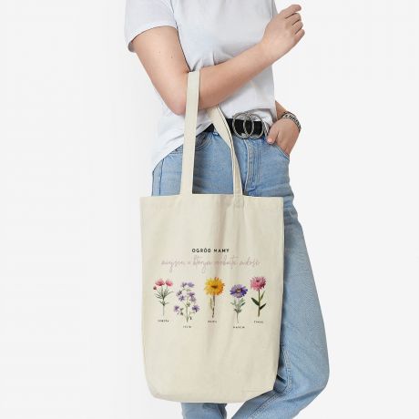 Torba dla mamy OGR�D MAMY prezent na Dzie� Mamy prezent dla mamy prezent na Dzie� Matki torba dla mamy