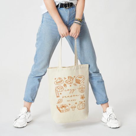 Torba na jesie prezent dla jesieniary personalizowana torba torba z nadrukiem baweniana torba