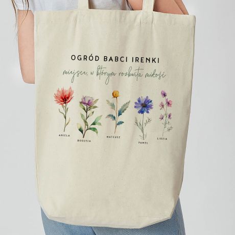 Torba na zakupy dla babci OGR�D BABCI prezent od wnuk�w