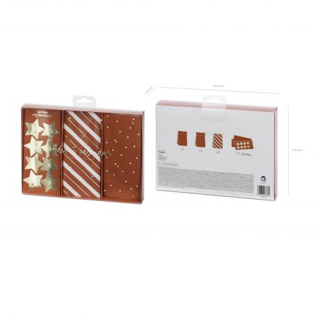 Torebki do kalendarza adwentowego CZERWONE